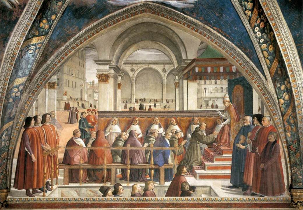 Cappella_Sassetti_Confirmation_of_the_Franciscan_Rule_2